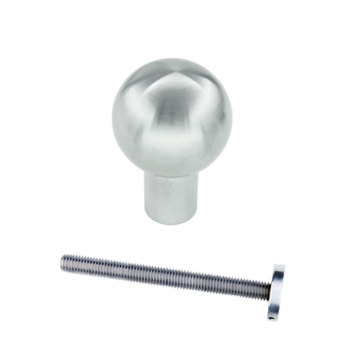 HDD Fixed door knob B40 stainless steel plus solid