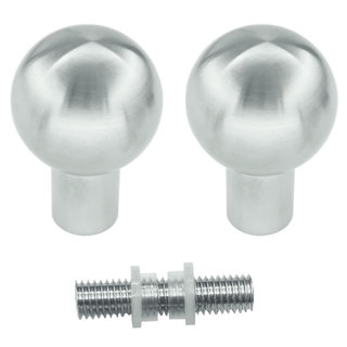 HDD Vaste deurknop B40 RVS plus paar voor glas