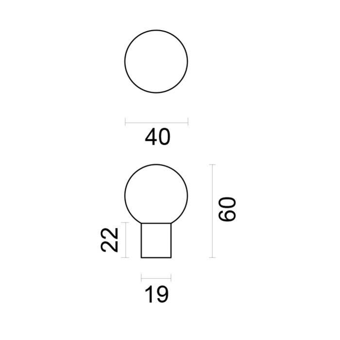 HDD Feste Türklinke B40 Edelstahl plus Paar für Holztüren