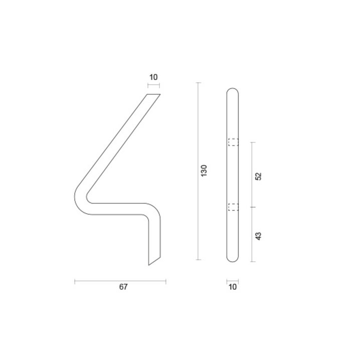 HDD Huisnummer 4 mat goud rond 130mm