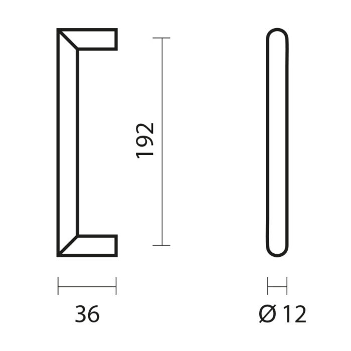 HDD RVS meubelgreep URG 12/192