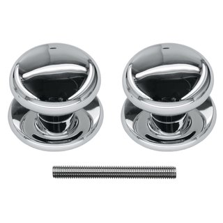 HDD Fixed doorknob 'Top 805' nickel pair for wood