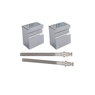 HDD Fixed doorknob X-Treme chrome pair for wood