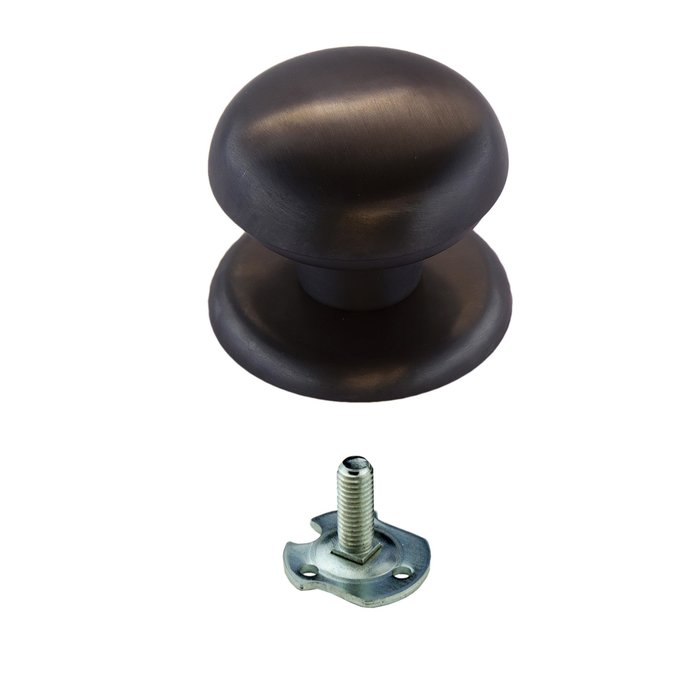 HDD Fixed knob 'Top 805' carbon black for one-sided mounting