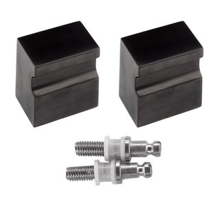 HDD Paire de poignée de porte fixe X-Treme carbone pour verre