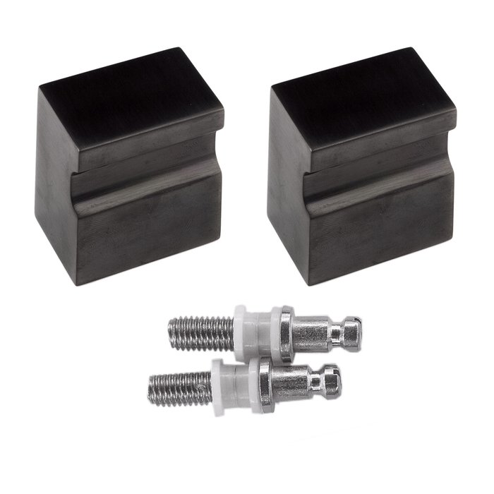 HDD Paire de poignée de porte fixe X-Treme carbone pour portes en verre