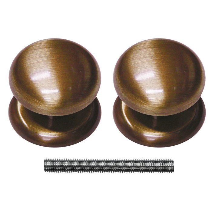 HDD Fixed doorknob 'Top 805' Bronze pair for interior doors