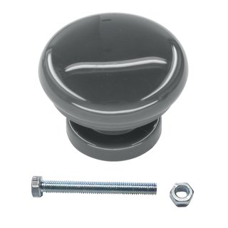 HDD Fixed doorknob 'Top Panda' dark gray