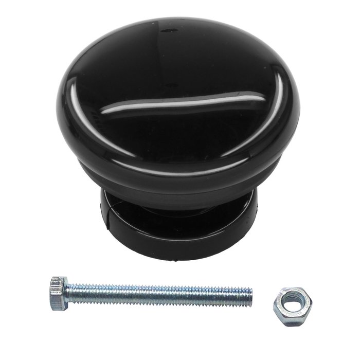 HDD Fixed doorknob 'Top Panda' black