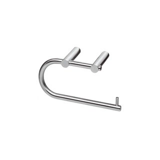 Intersteel Intersteel toilet roll holder with pin stop brushed stainless steel