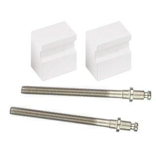 HDD Fixed doorknob X-Treme white pair for wood