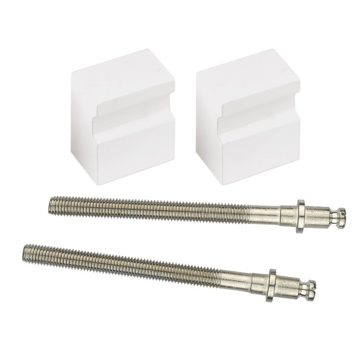 HDD Fixed doorknob X-Treme white pair for interior doors