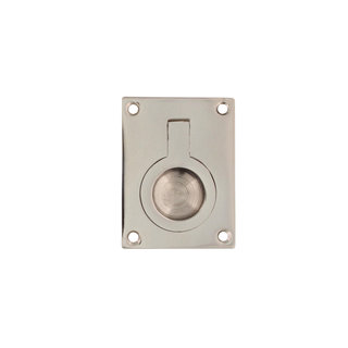 Intersteel Intersteel Anneau de trappe rectangulaire 41 x 31 mm nickel