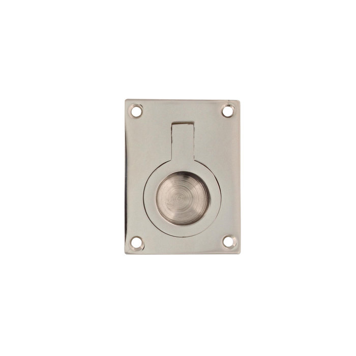 Intersteel Intersteel Lukenring rechteckig 41 x 31 mm nickel