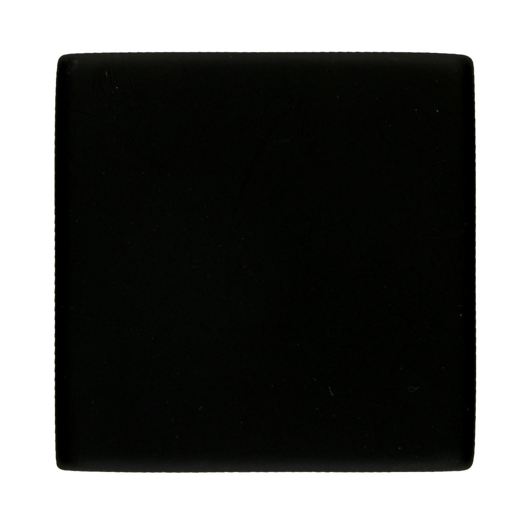 Blinde rozet square shape zwart
