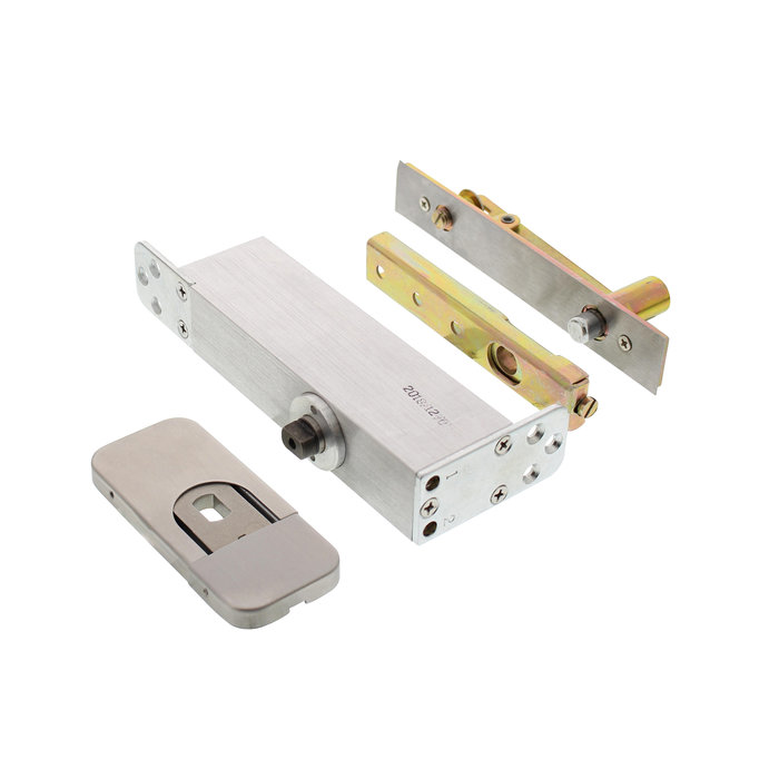 Intersteel Charnière de porte pivotante Intersteel jusqu'à 75 kg, acier inoxydable brossé