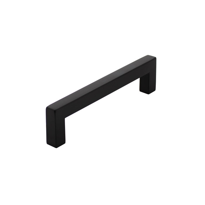Intersteel Poignée de meuble noire Intersteel carrée 140 mm - diamètre de tige 128 mm