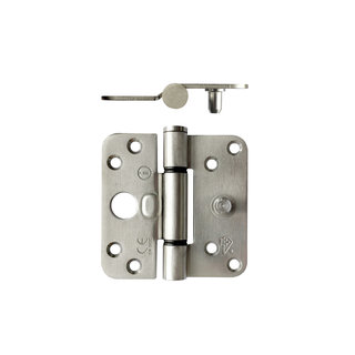 Intersteel Intersteel Gleitlagerscharnier SKG3 89x89x3mm DIN rechts/links Edelstahl gebürstet