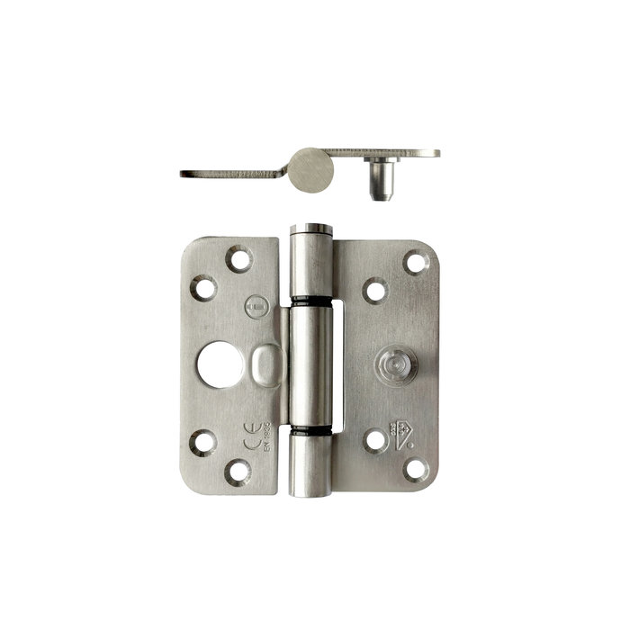 Intersteel Intersteel Glijlagerscharnier SKG3 98x89x3 mm DIN rechts/links RVS geborsteld
