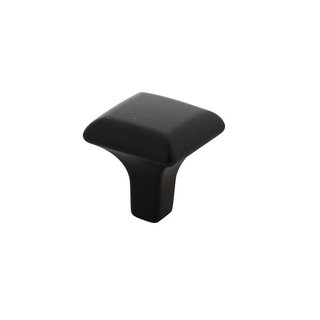 Intersteel Intersteel Furniture knob square 25 x 25 mm matt black