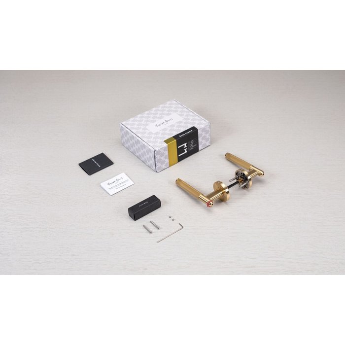 Buster+Punch Black door handles from Buster & Punch with 'linear' cut handle