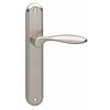 Intersteel Intersteel Door handle George on shield nickel matt