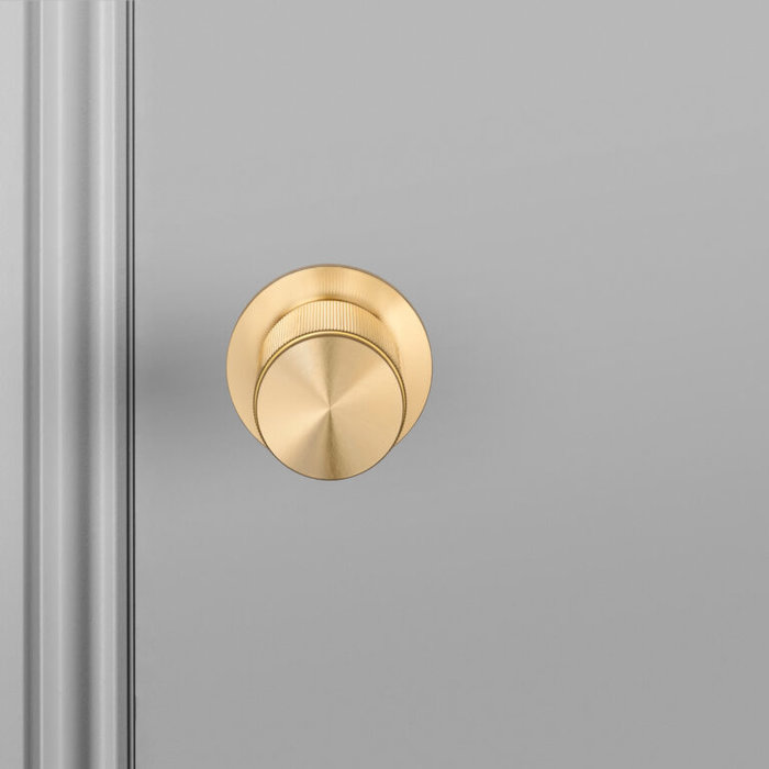 Buster+Punch Doorknob / Linear / Brass / Buster+Punch