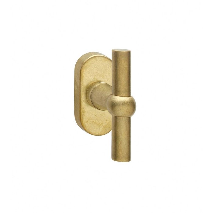 Intersteel Intersteel Window handle T-model brass tumbled