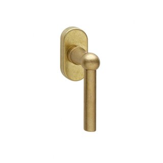 Intersteel Intersteel Window handle L-model brass tumbled