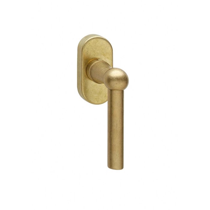 Intersteel Intersteel Window handle L-model brass tumbled