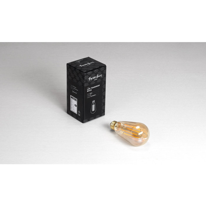 Buster+Punch Dimmable Teardrop LED Bulb