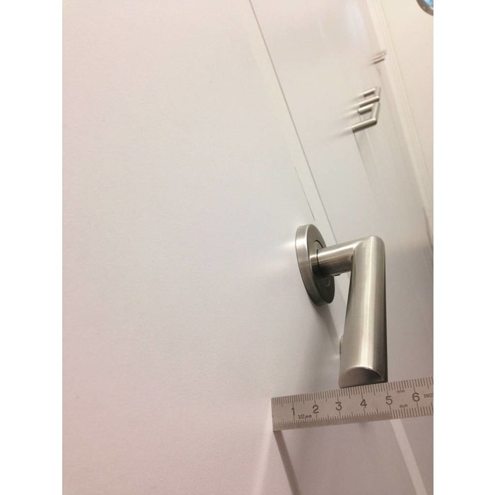 HDD Stainless steel door handles 'roller shutter I shape' also for outdoor use