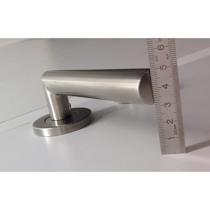 HDD Stainless steel door handles 'roller shutter I shape' also for outdoor use