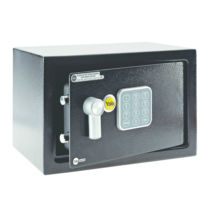Assa Abloy Einfacher privater Safe zur sicheren Aufbewahrung von Gegenständen mit digitaler Tastatur. Inhalt: 16,3 Liter