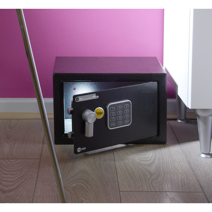 Assa Abloy Coffre-fort privé simple pour ranger ses affaires en toute sécurité avec clavier numérique. Contenu : 16,3 litres