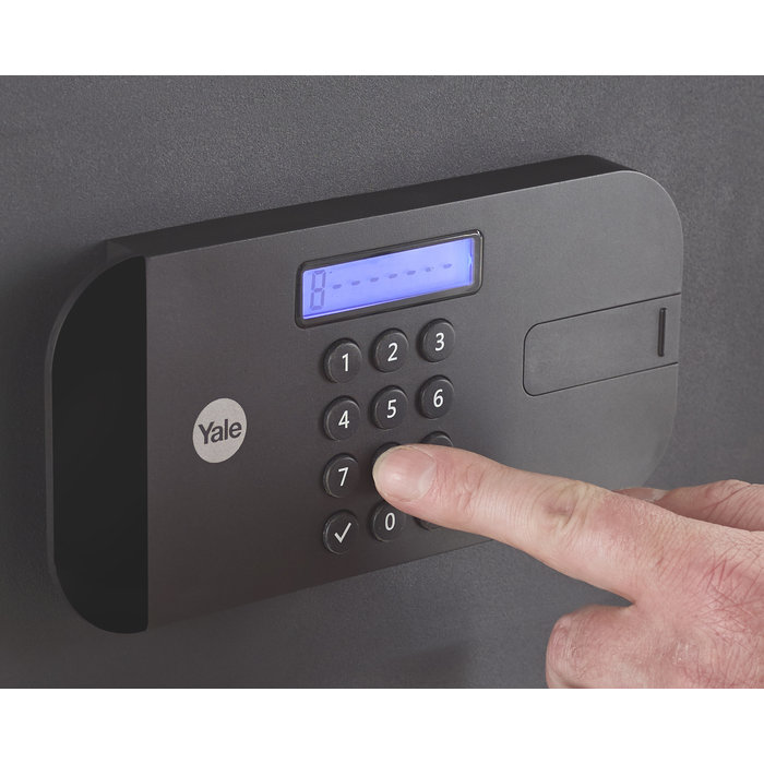 Assa Abloy Coffre-fort privé milieu de gamme pour ranger en toute sécurité de petits objets avec clavier numérique. Contenu : 20,5 litres