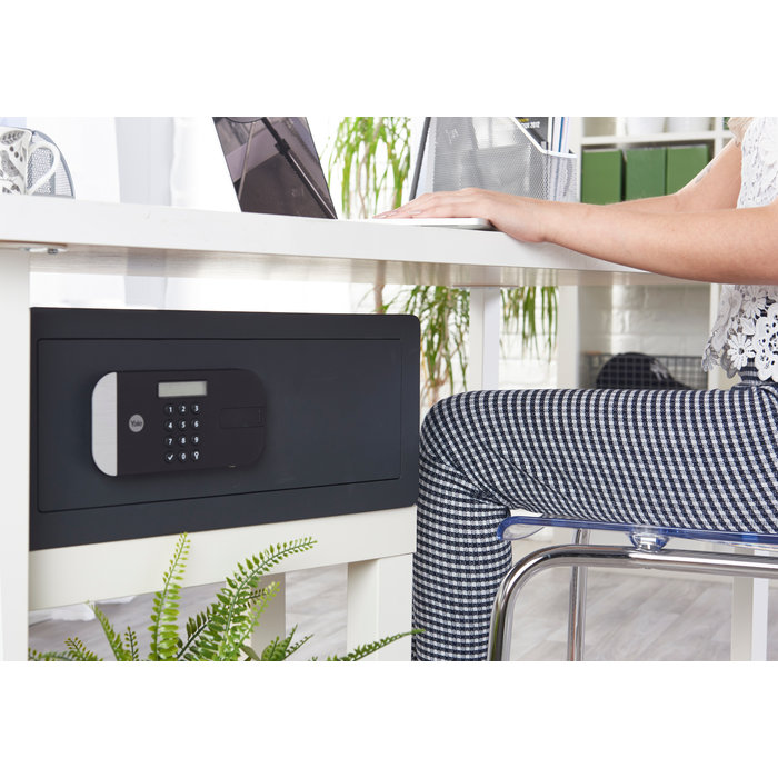 Assa Abloy SKG2 certified Laptop safe with LED illuminated keypad. Suitable for 15.6 inch laptop