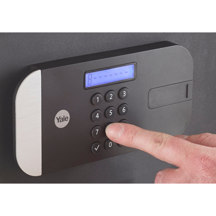 Assa Abloy SKG2-zertifizierter Laptop-Safe mit LED-beleuchteter Tastatur. Geeignet für 15,6 Zoll Laptop