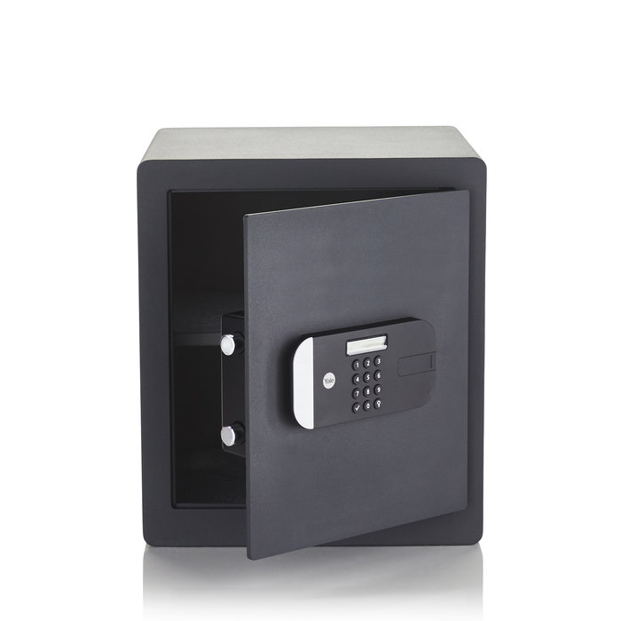 Assa Abloy Coffre-fort de bureau certifié SKG2 - 35,5 L - Comprend 2 clés et un éclairage LED interne