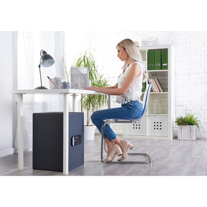 Assa Abloy Coffre-fort professionnel certifié SKG2 - 50 L - Comprenant 2 clés et éclairage LED interne