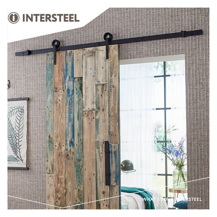 Intersteel Intersteel Système de porte coulissante Moderne noir mat