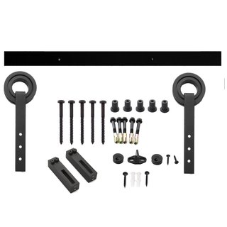 Intersteel Intersteel Système de porte coulissante Moderne noir mat