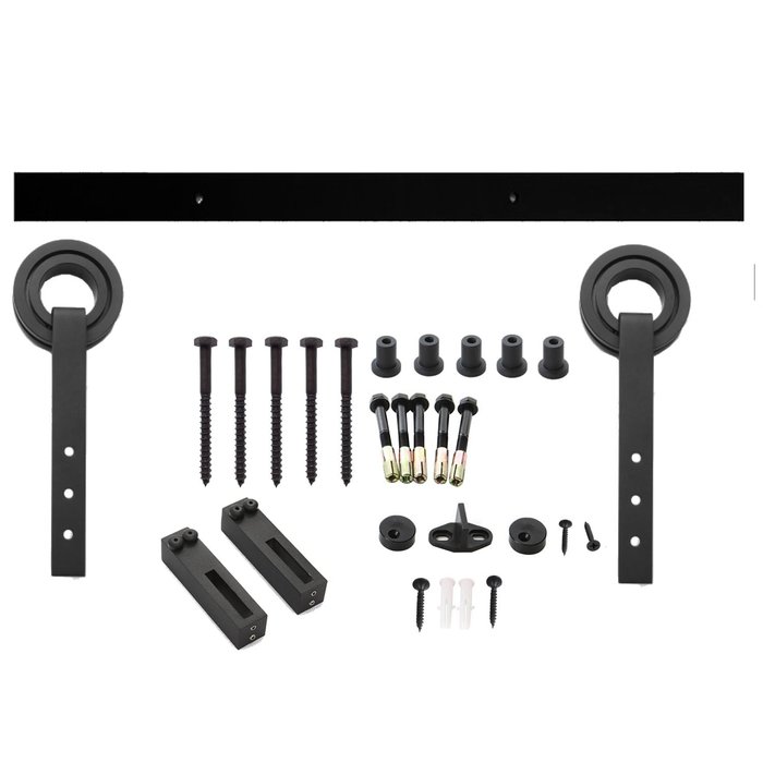 Intersteel Intersteel Système de porte coulissante Moderne noir mat