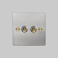2G Toggle switch / Steel