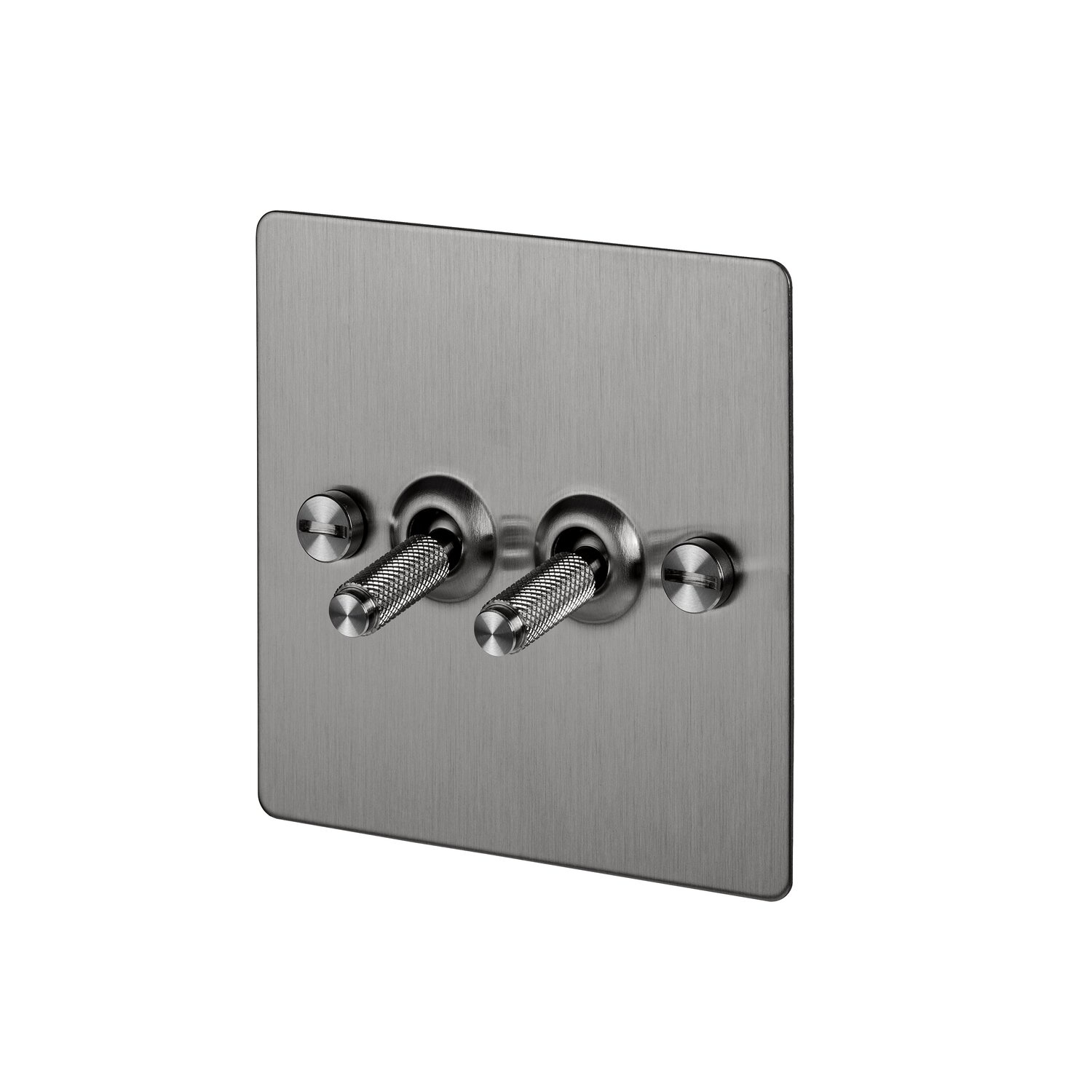 Interrupteur Design Laiton Brossé - Interrupteur Laiton - Plaque Metal