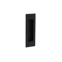 Intersteel Schuifdeurkom rechthoek 120x40 mm blind mat zwart