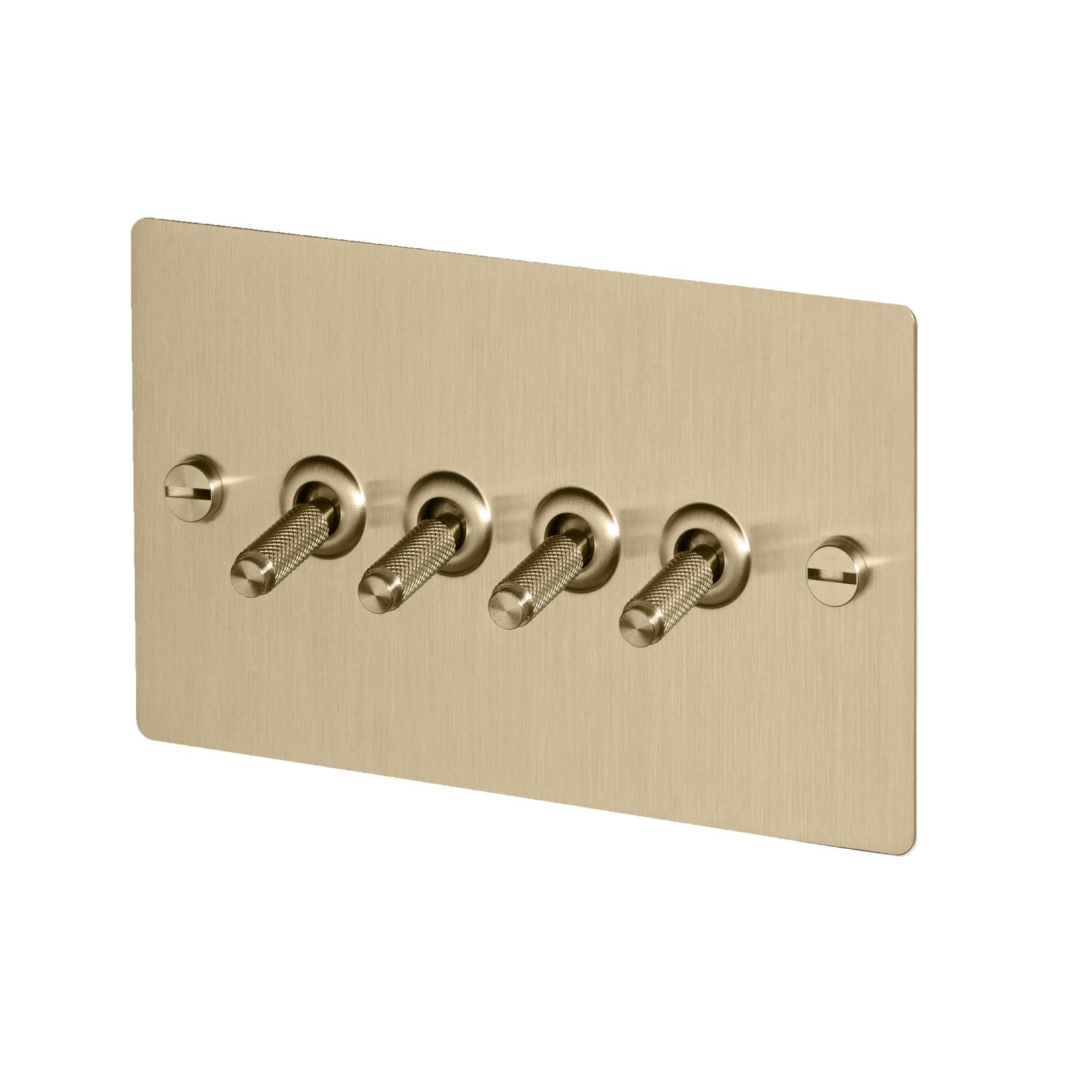 Interrupteur design haut de gamme Push Switch finition satin