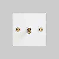 1G Intermediate Toggle switch / White