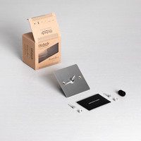 1G Intermediate Toggle switch / Steel
