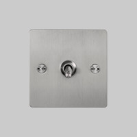 1G Intermediate Toggle switch / Steel